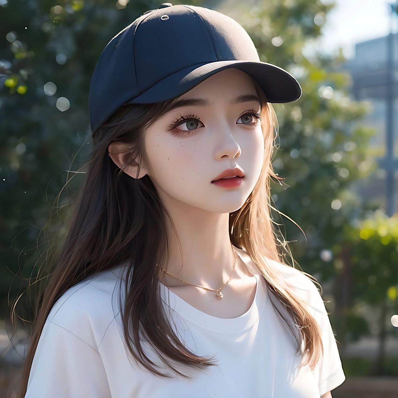 清新女生头像|戴帽子的漂亮小姐姐 #头像# #ai绘画有点东西# #笔记
