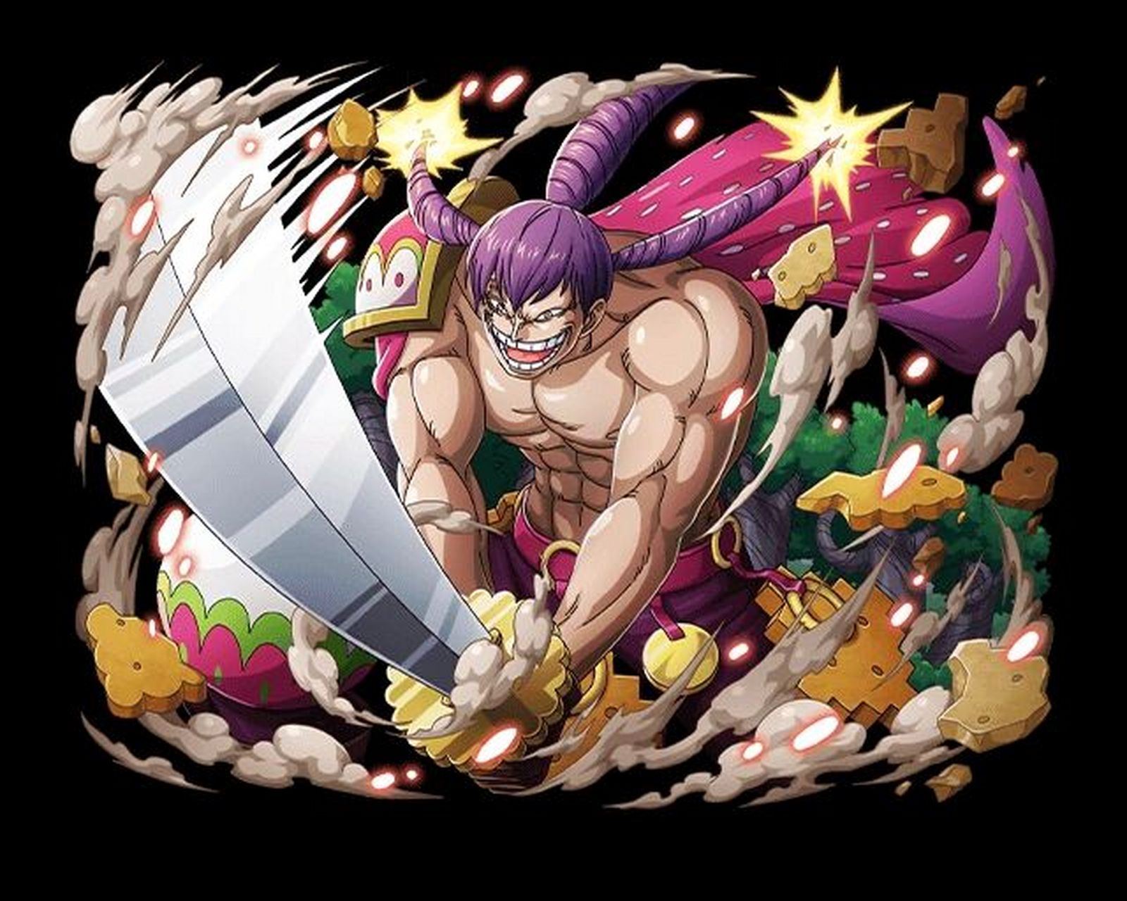 海贼王人物篇62  三将星 夏洛特·克力架 所属组织:夏洛特家族,big