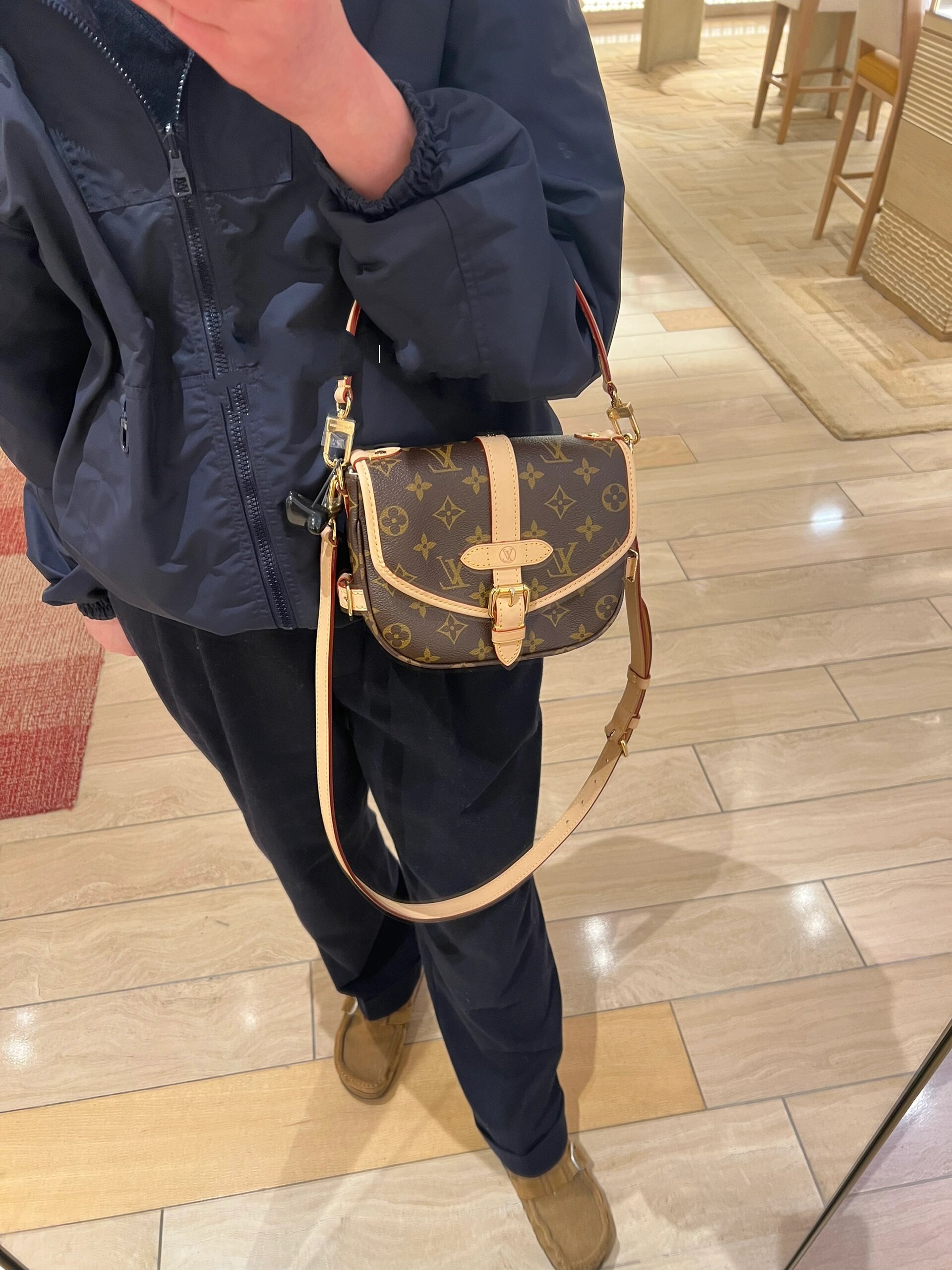 lv saumur bb 双子星包包