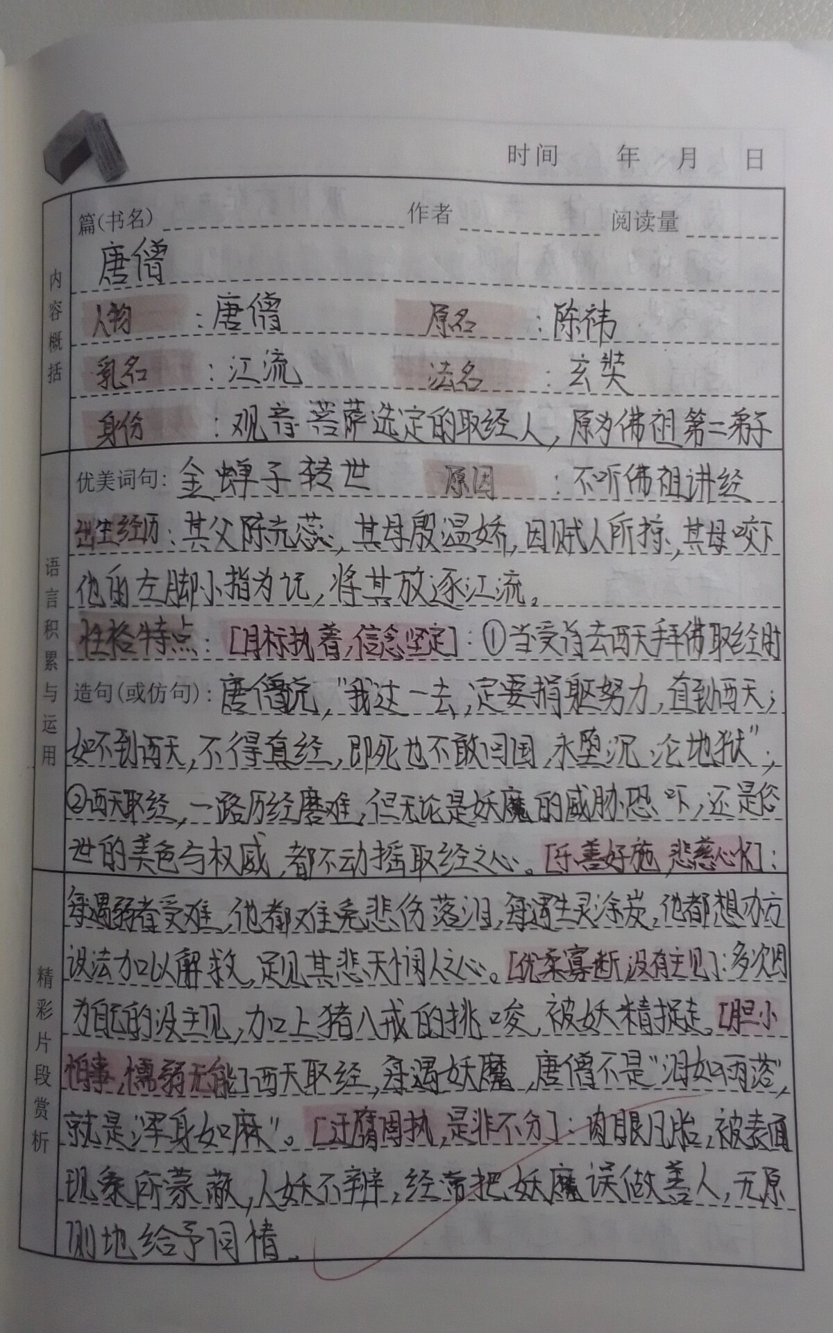 你们要的唐僧人物简介来了