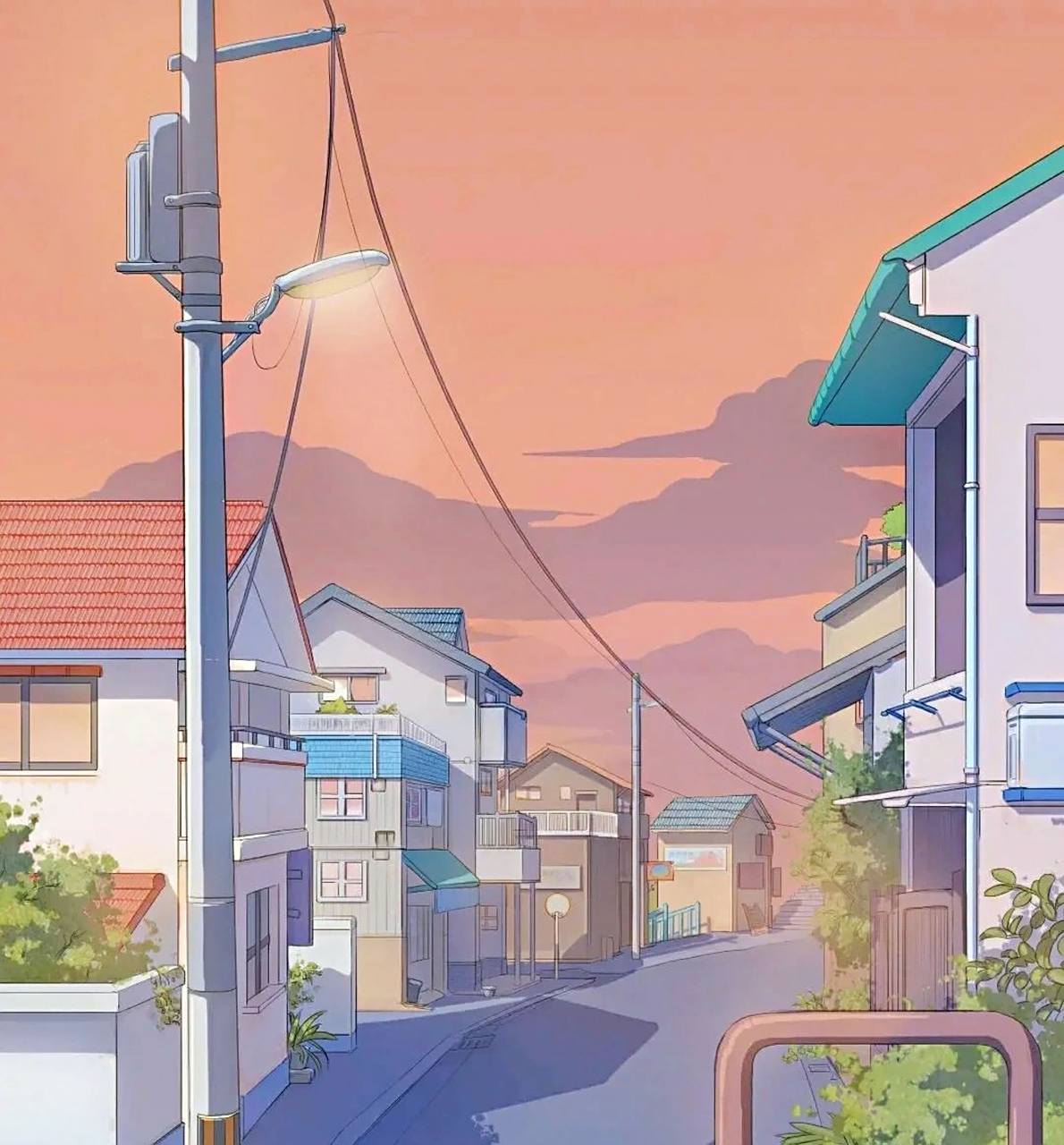 超治愈漫画风景头像推荐 治愈系头像,一整个爱住了,家人们