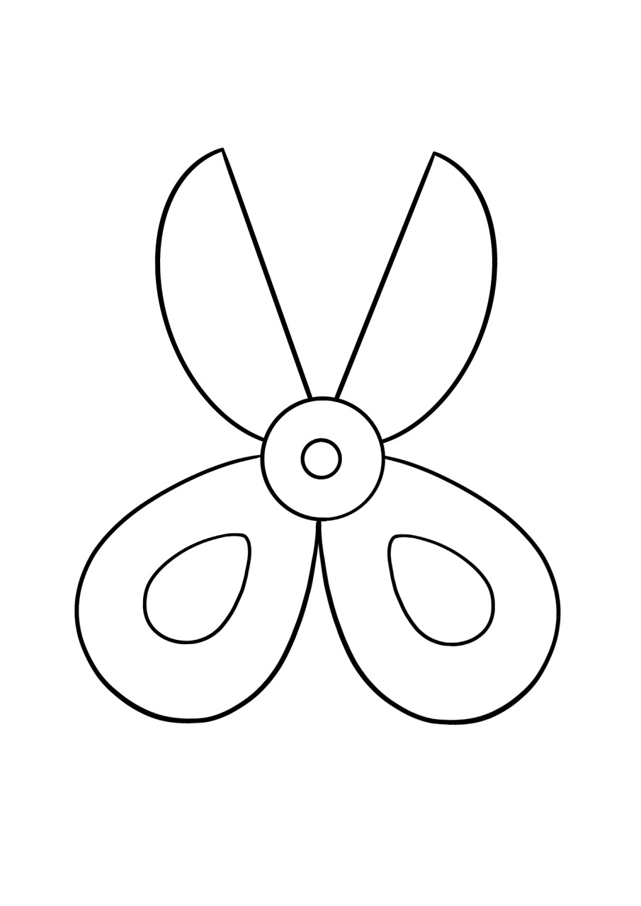 简笔画教程分享 剪刀