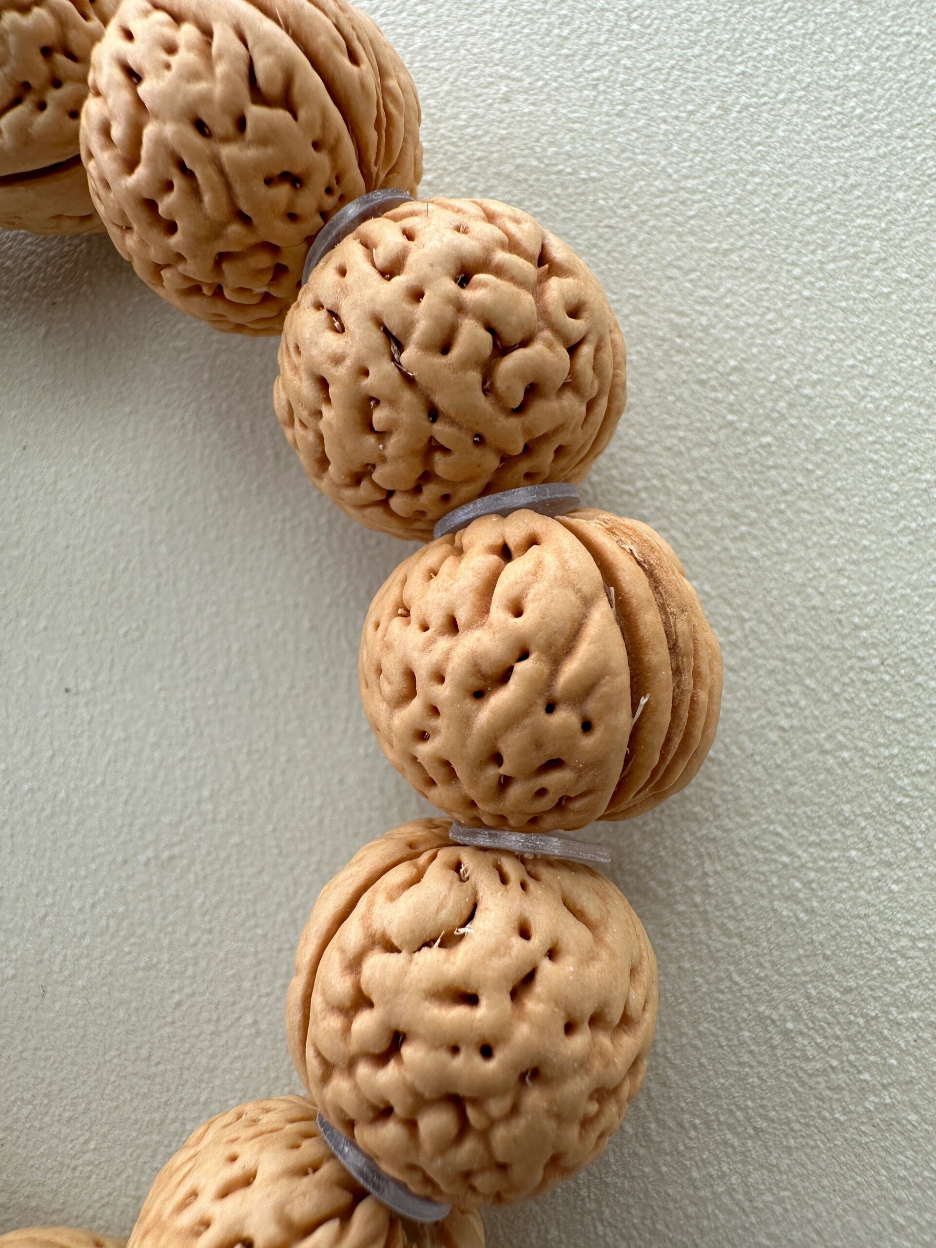 苹果圆桃核手串,戴上你的幸运文玩首饰99