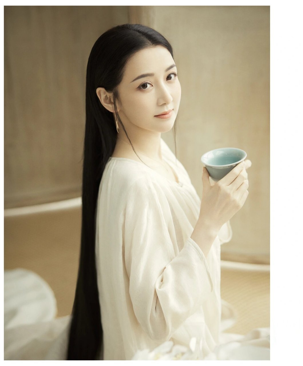 人心本无染,心静自然清|禅意国风写真 - 一袭白衣,染就一树芳华 两袖