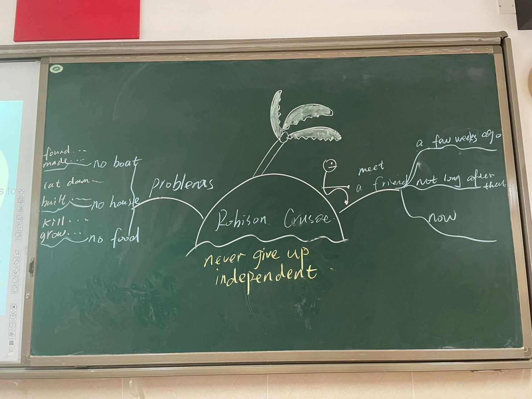 八下八单元小阅读板书设计 #板书设计# #初中英语# #阅读