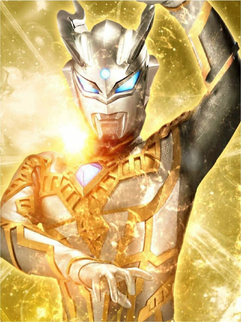 赛罗奥特曼是赛文奥特曼的儿子, 光之国新一代的年轻奥特战士.