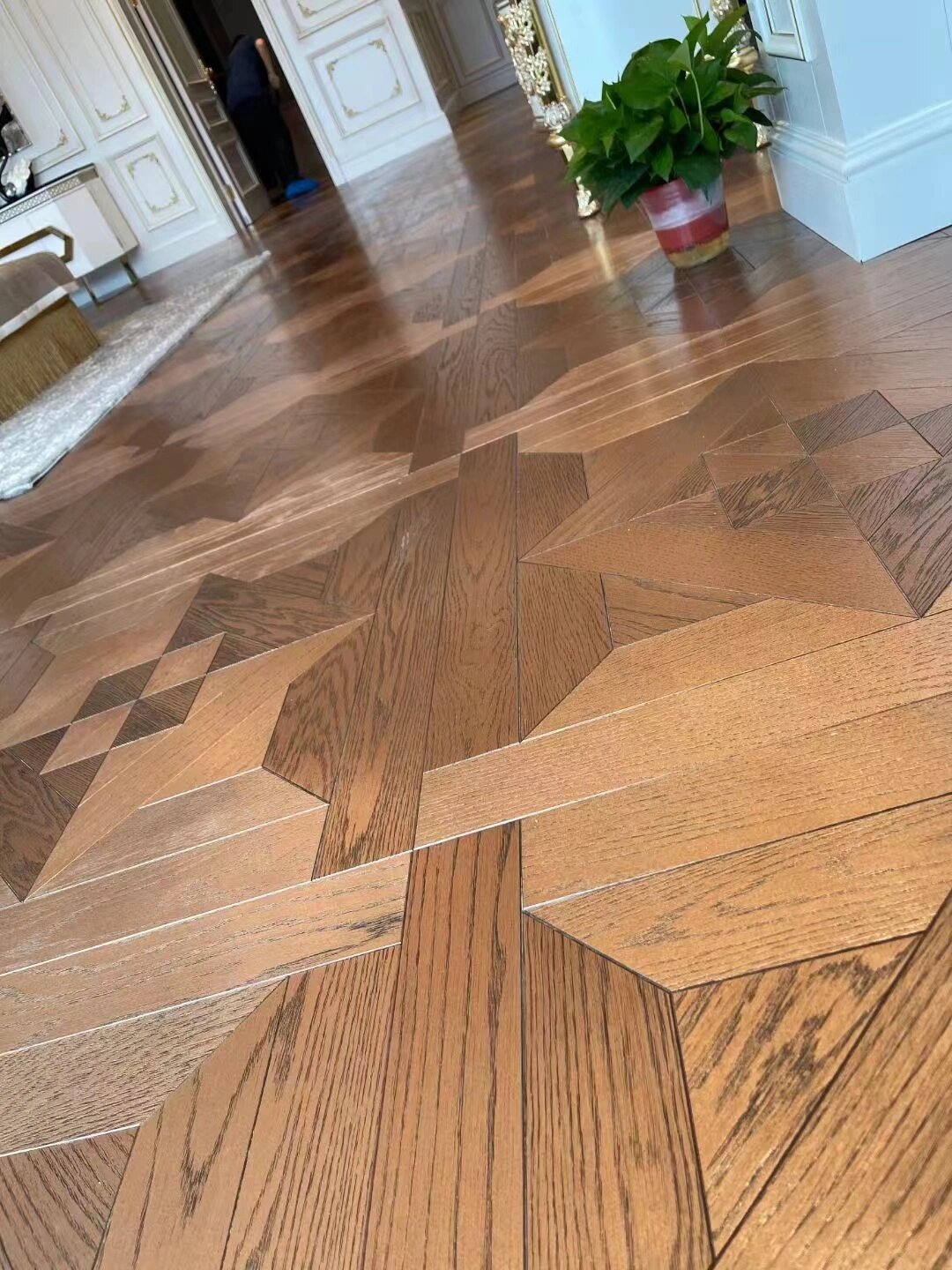 得高 意大利garbelotto艺术拼花地板 业主说:整个装修最满意的就是木