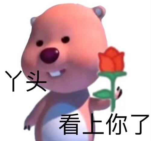 pororo的粉色小河狸表情包来喽