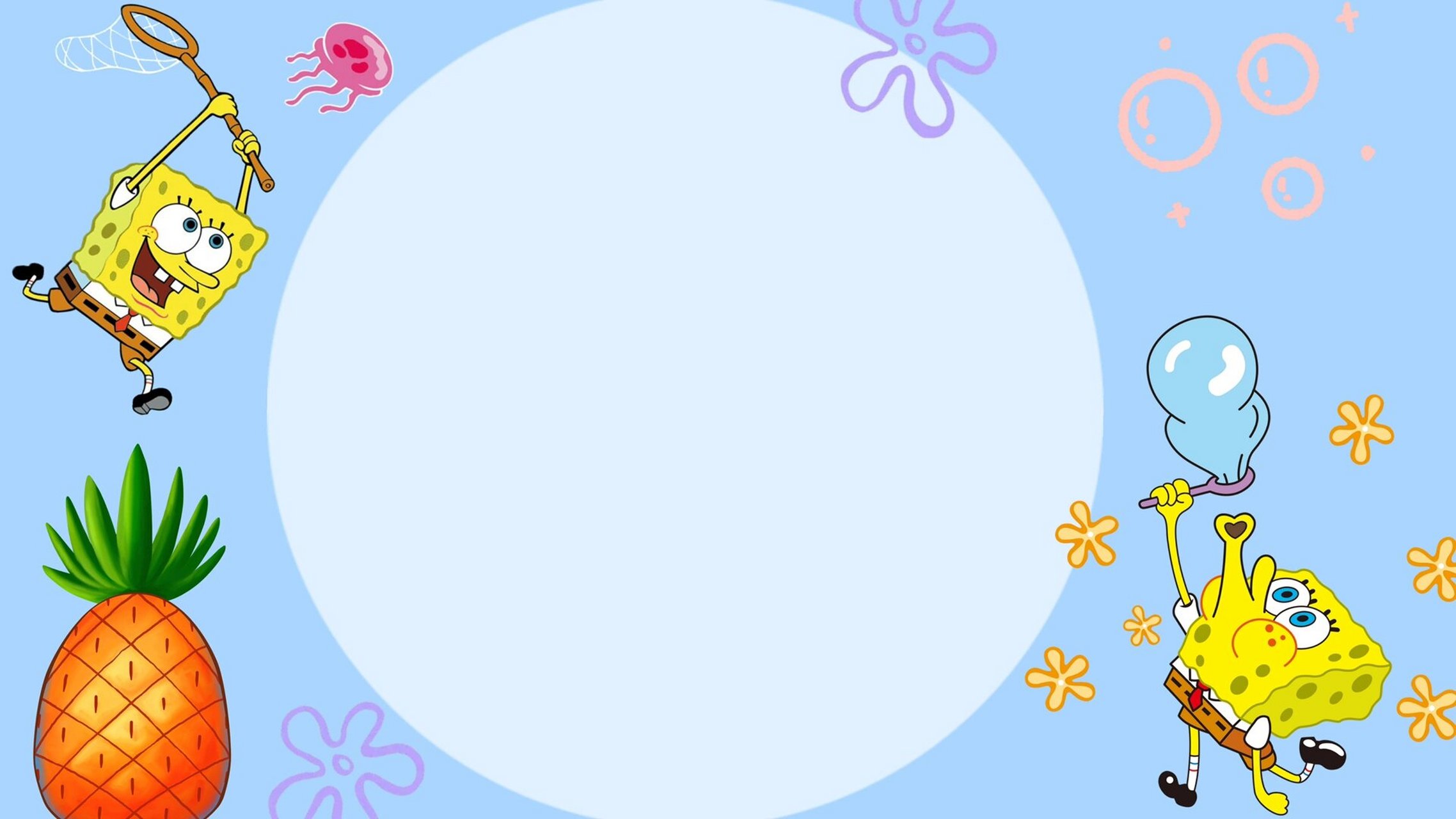 海绵宝宝ppt背景图分享|超级可爱!