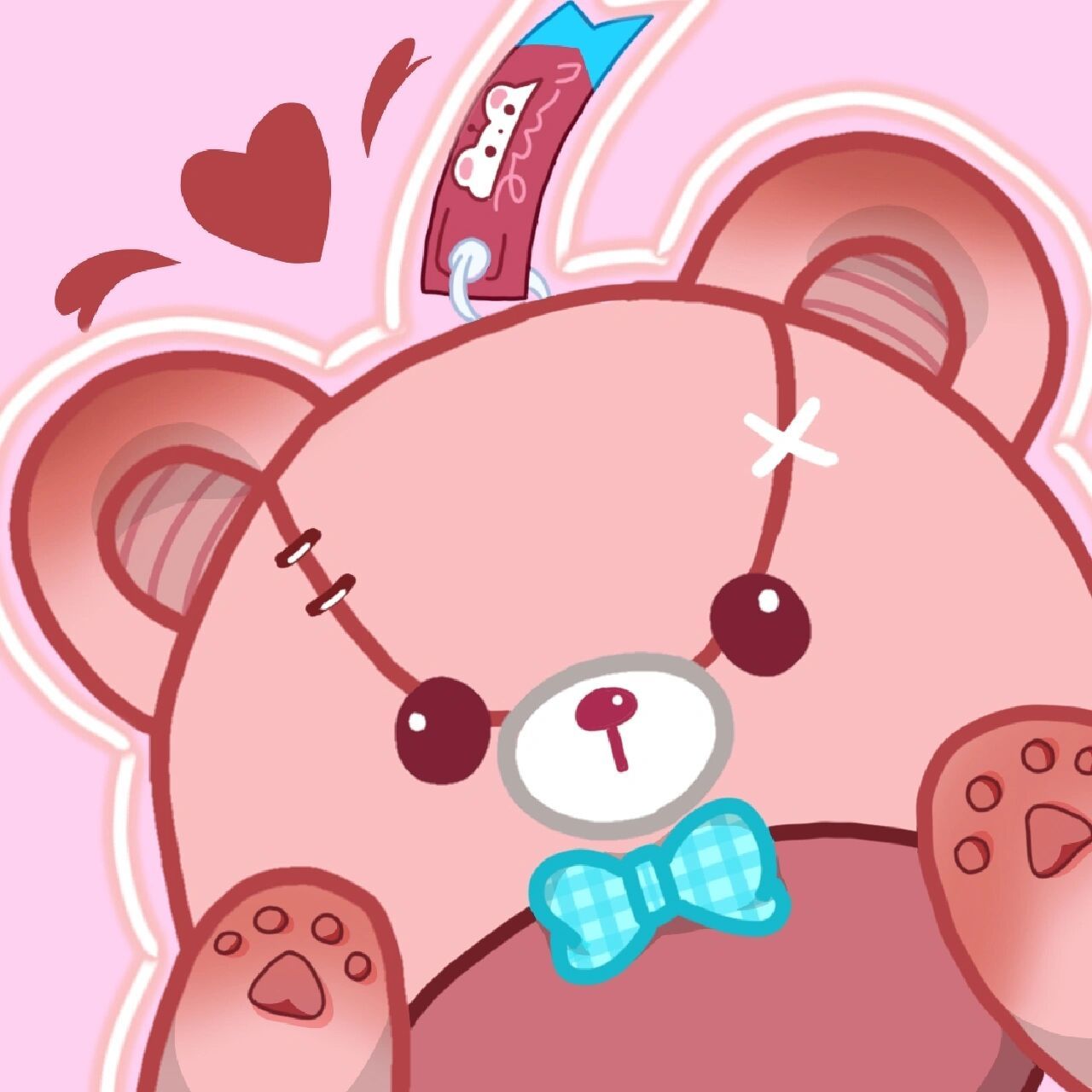 自己画的仔仔熊 真的太爱小熊了