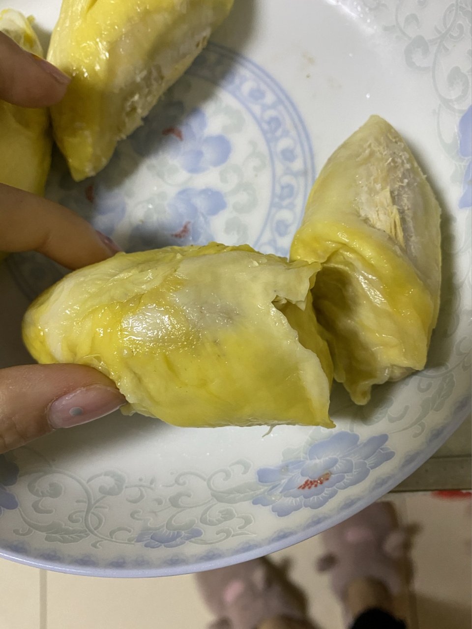 榴莲肉黑到发霉,商家说没有问题 盐城