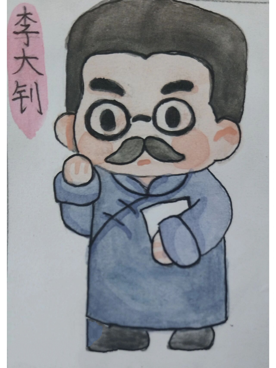 画渣手绘《觉醒年代》人物(1) 画了《觉醒年代》的先生们,虽然是画渣