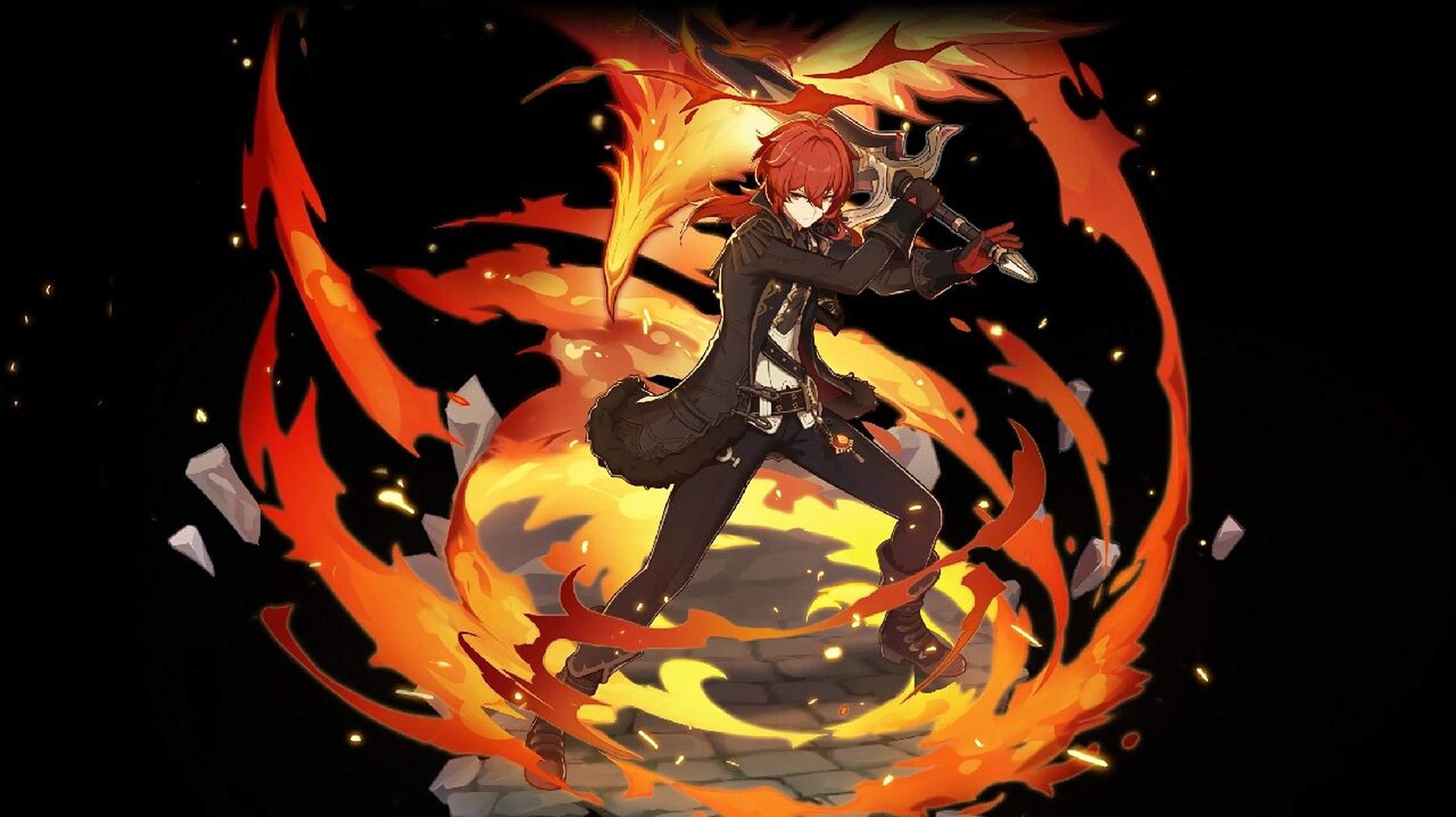 原神高清立绘⑥ 长按图片可以保存 第六弹:优菈,可莉,莫娜,卢姥爷