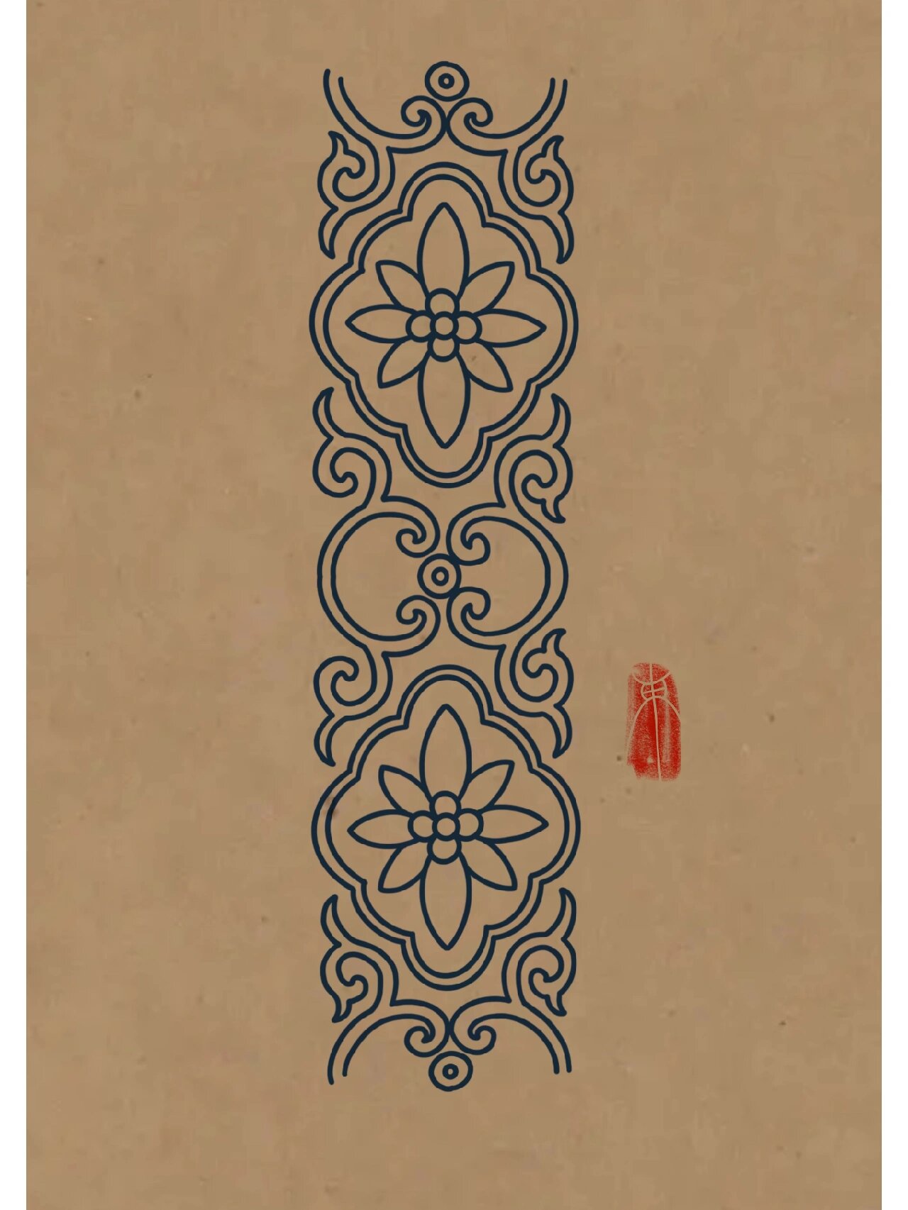 中国传统图案纹样‖忍冬纹样 二零二二年六月五日     雨 	 近日看书