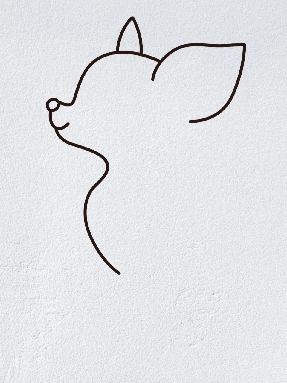 动物简笔画之可爱的梅花鹿(内附过程图)