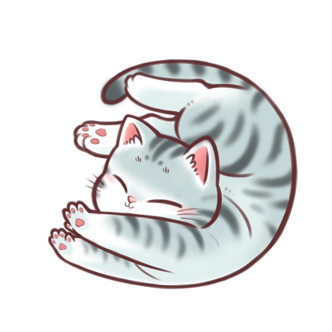 伸懒腰的猫咪(9只) 大家好  我是一只伸懒腰的小猫咪 伸懒腰最舒服了