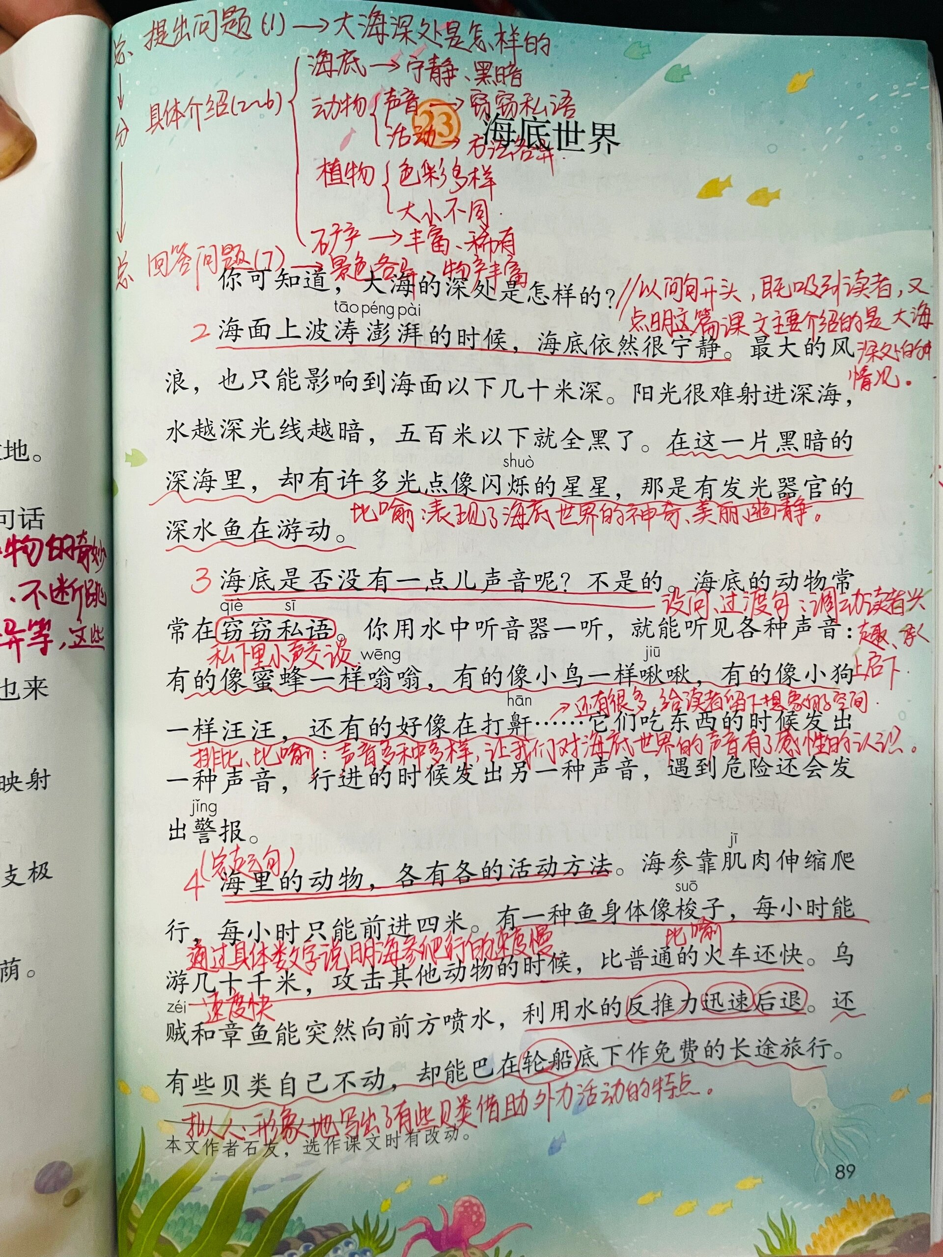 三年级语文下册 23海底世界