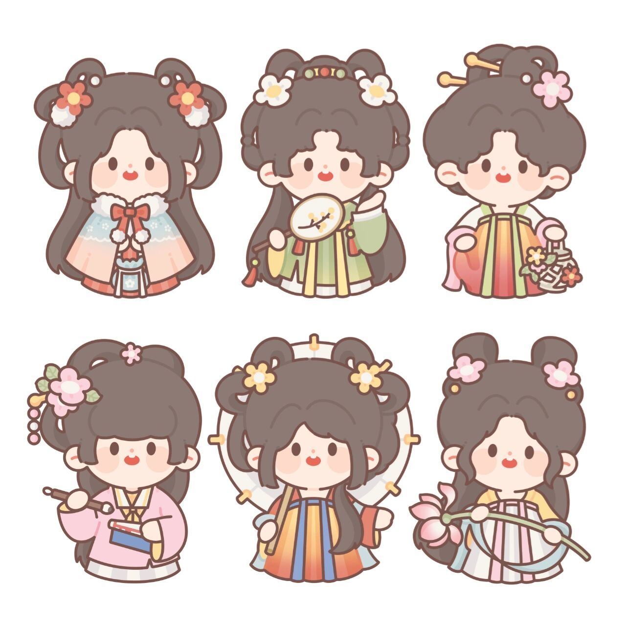 q版人物小合集 古风