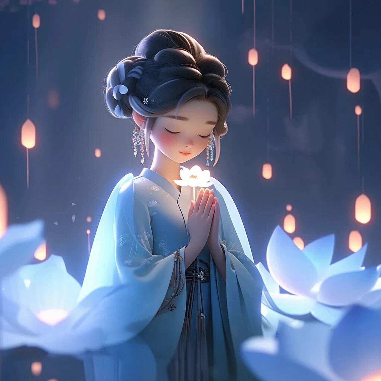 治愈佛系女孩 | 头像分享 真的佛系,是骨子里的你真的释怀,而不是瞒着