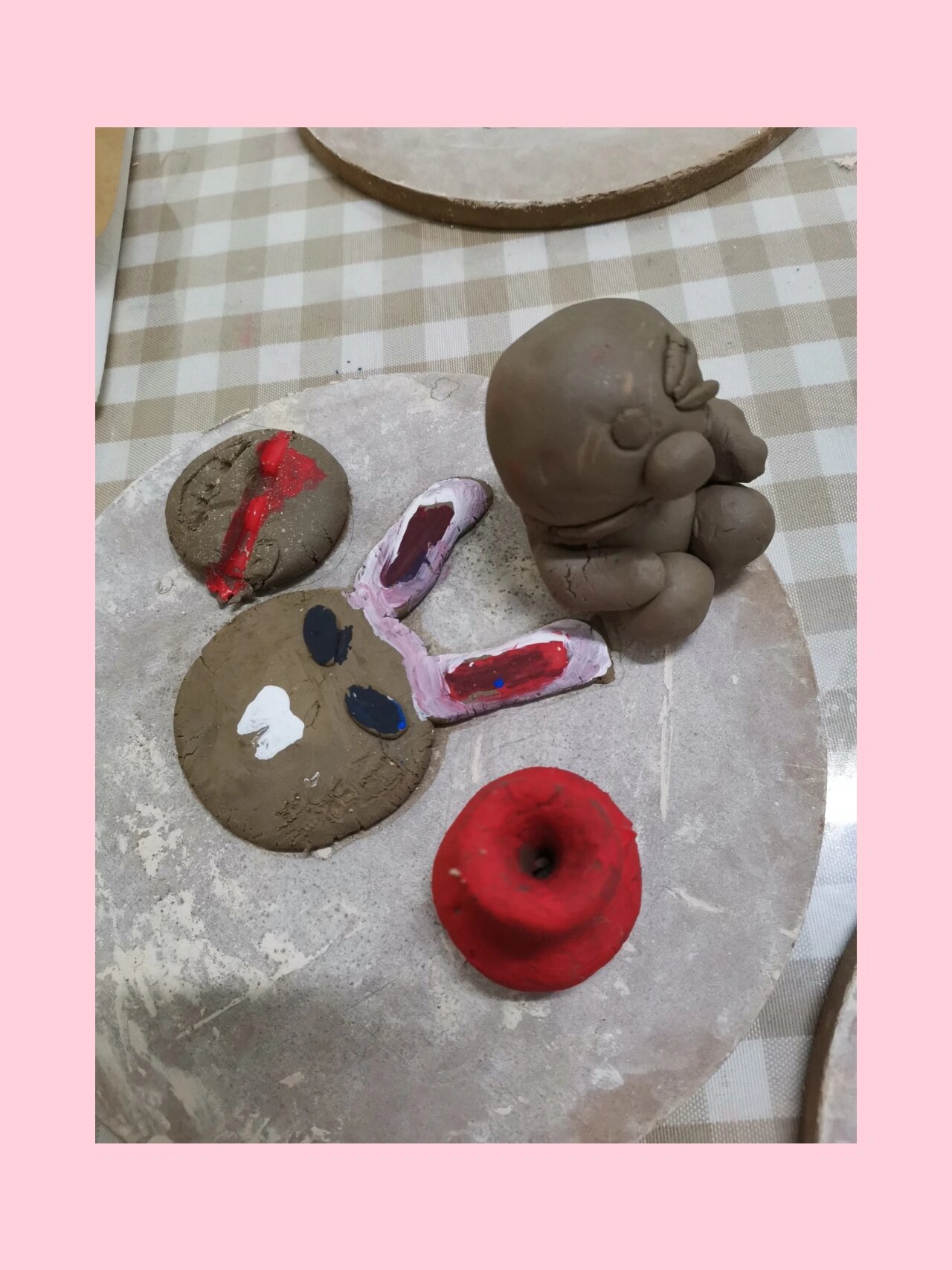 泥塑作品 幼儿园亲子泥塑作品