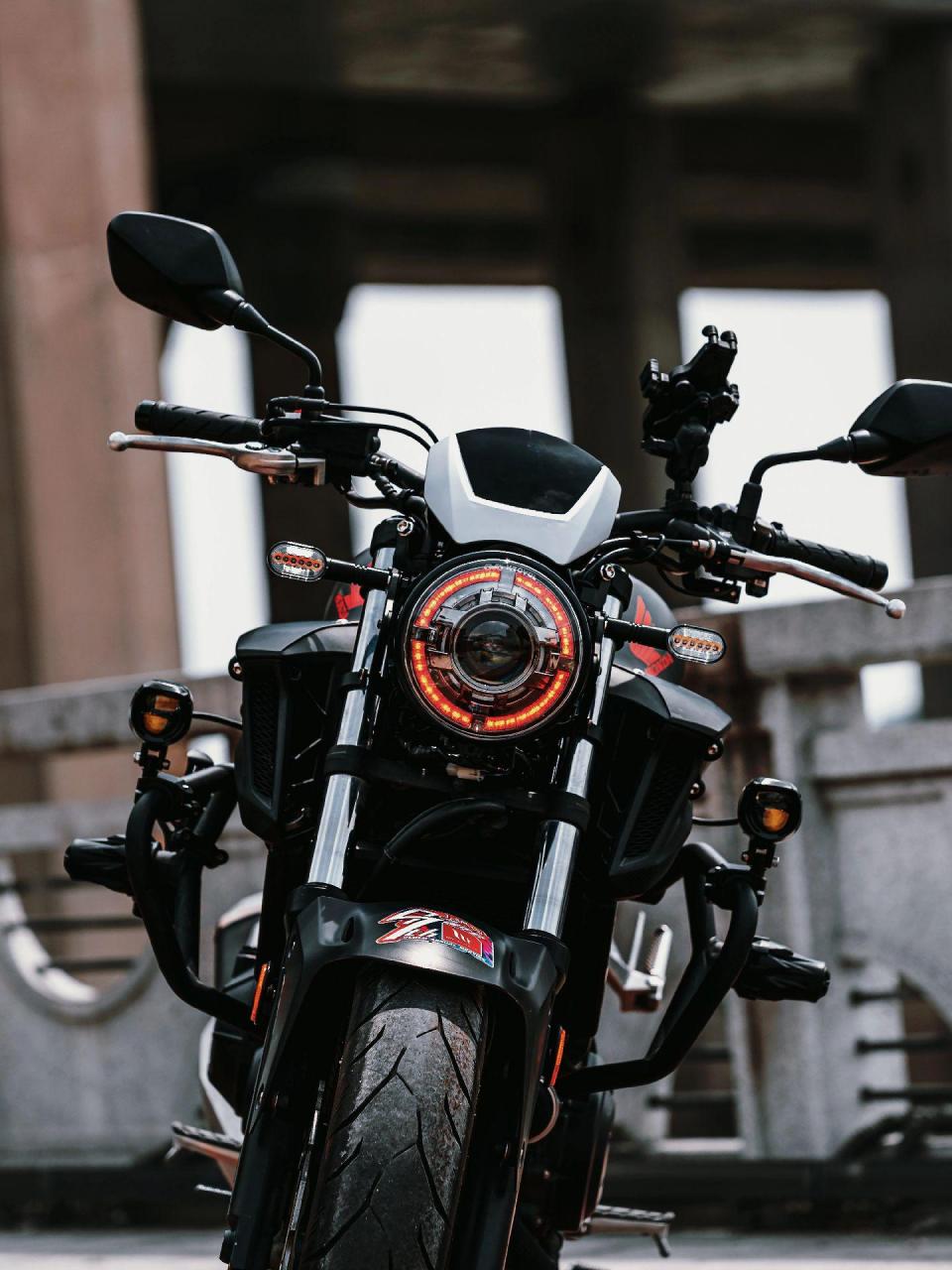 本田cb400f必鹰经典圆灯套装.