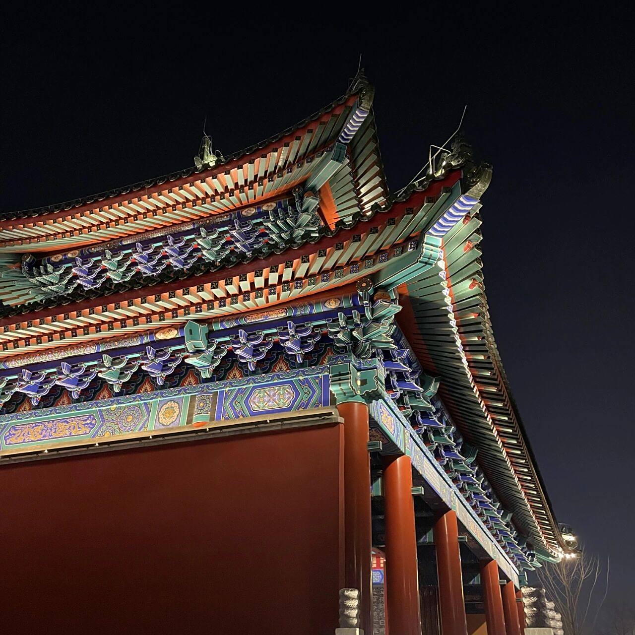 曹州古城   夜景好像真的还不错