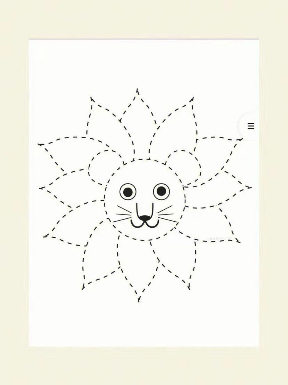 美工区——描线涂色 #幼儿