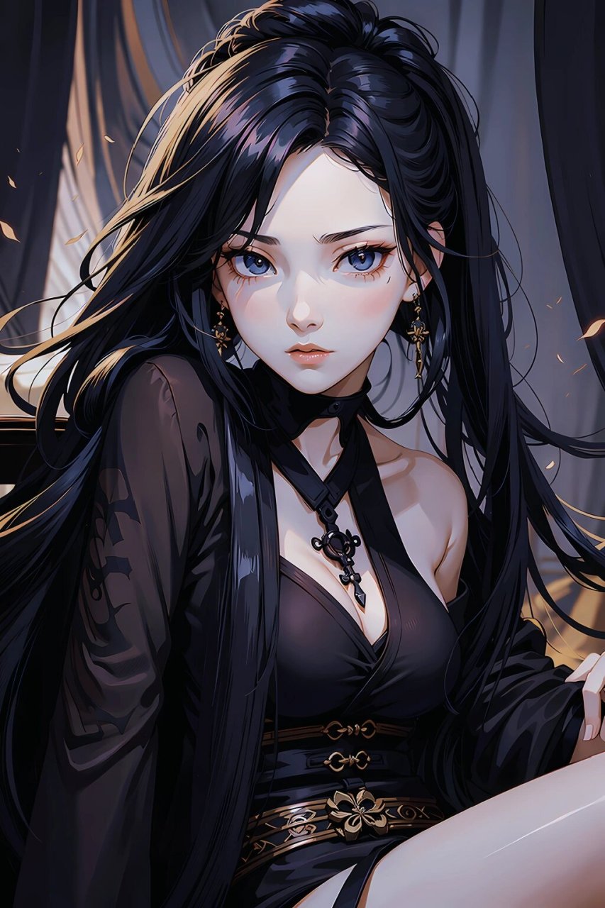 二次元美漫壁纸/头像,冷酷女神