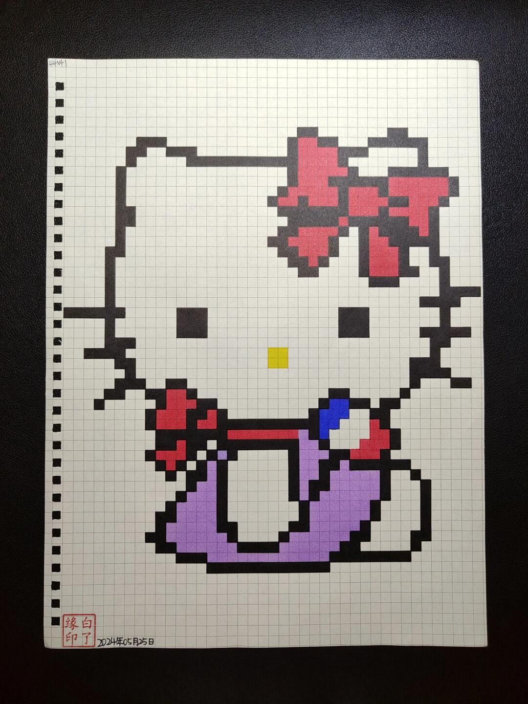 像素画 hellokitty