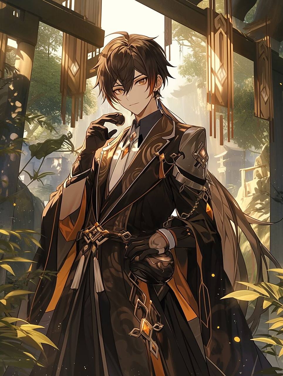 【原神人物】钟离 | 精品美图 本名来源于为所罗门七十二柱魔神第二十