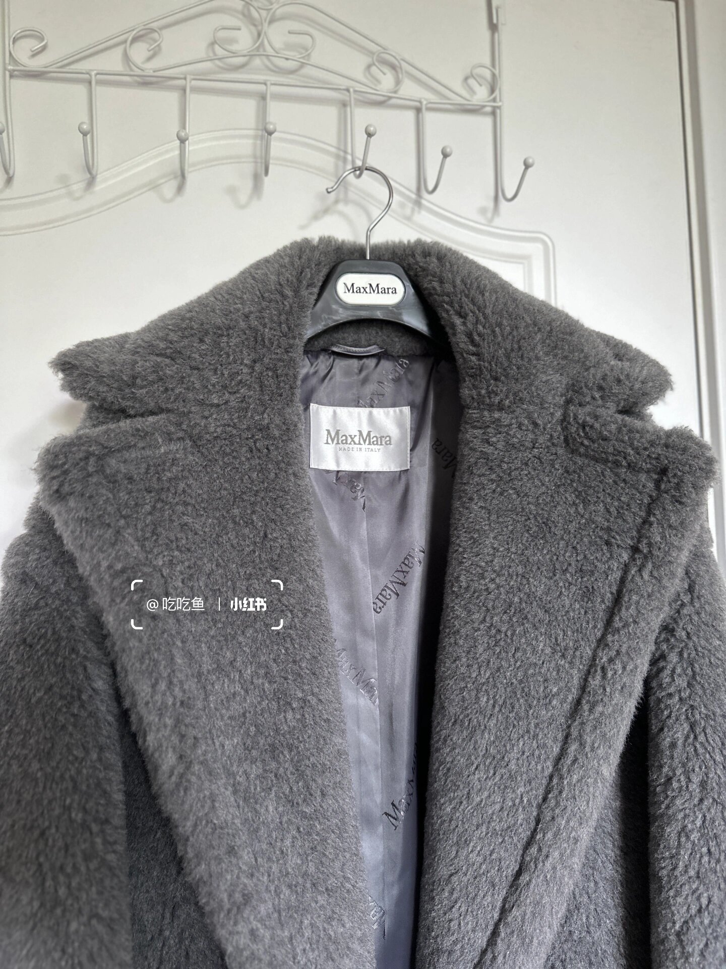 翻车了maxmara泰迪熊大衣深空灰!