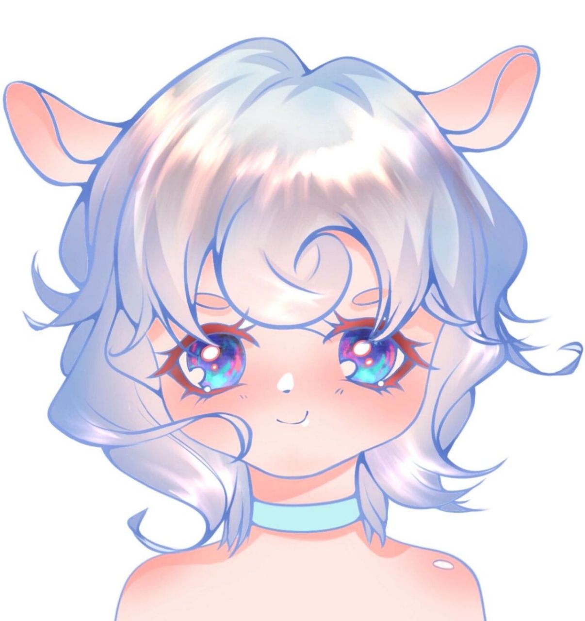 蛋仔派对头像 手绘小羊dongdong拟人态 点77可自取