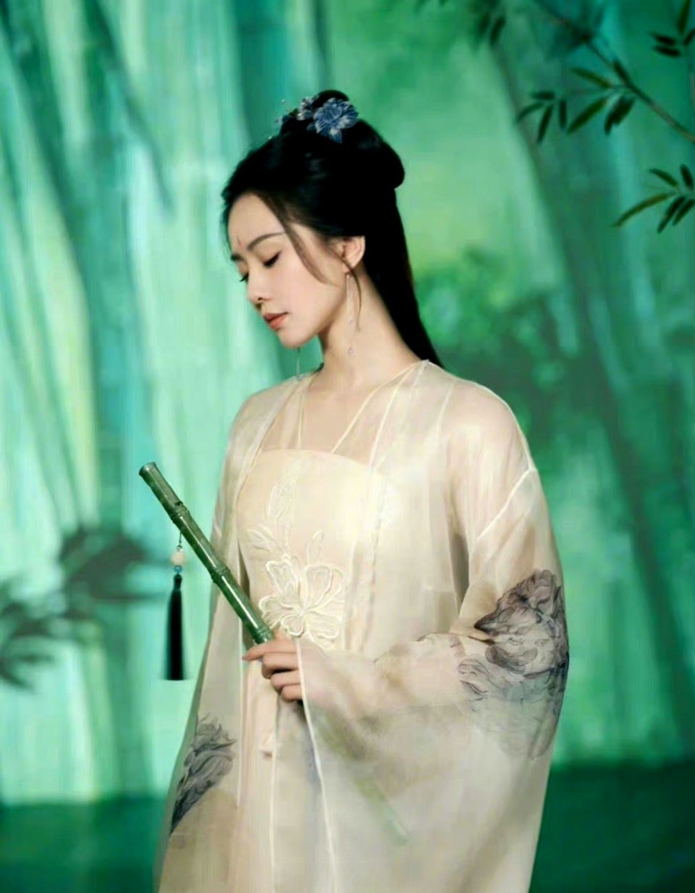 刘诗诗狐妖小红娘竹业篇东方淮竹造型96 是不是清冷感古风美人?