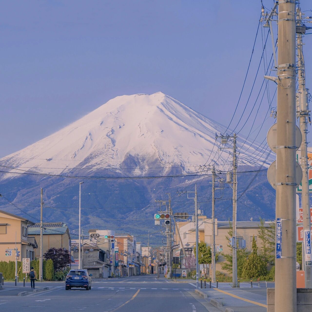 富士山朋友圈背景图图片