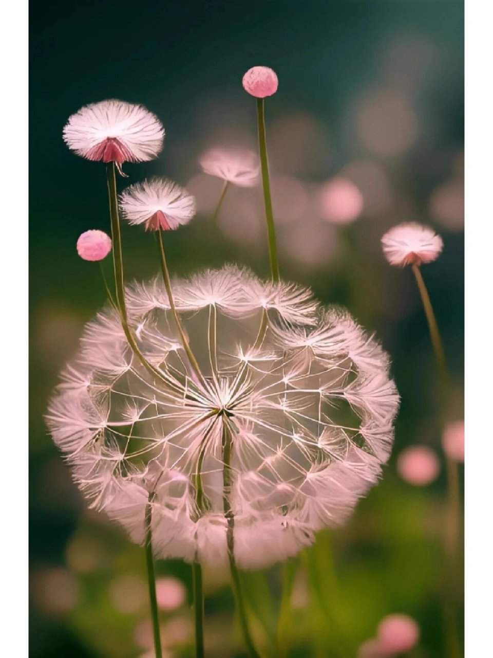 蒲公英的花语是:无法停留的爱,既然既然留不住,就让他走,不牵绊不勉强