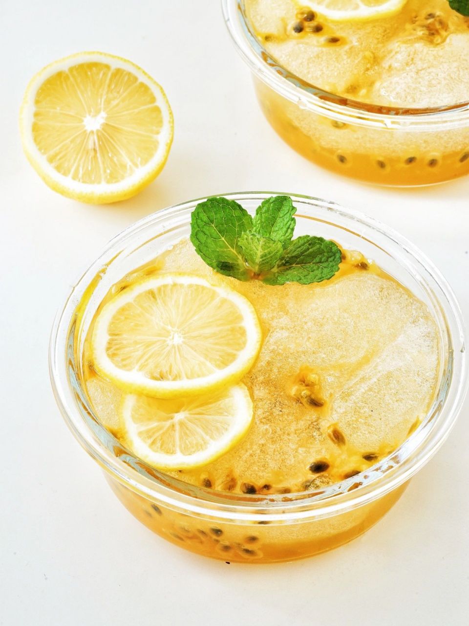 被催了99次才做的手搓冰粉「百香果柠檬冰     被催了100次才做的