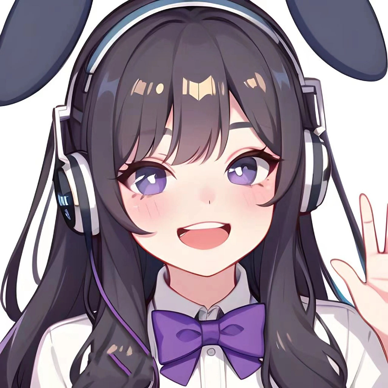 动漫女头|戴耳机的少女第三弹 又是一波粉丝宝子点的图 点点关注,不