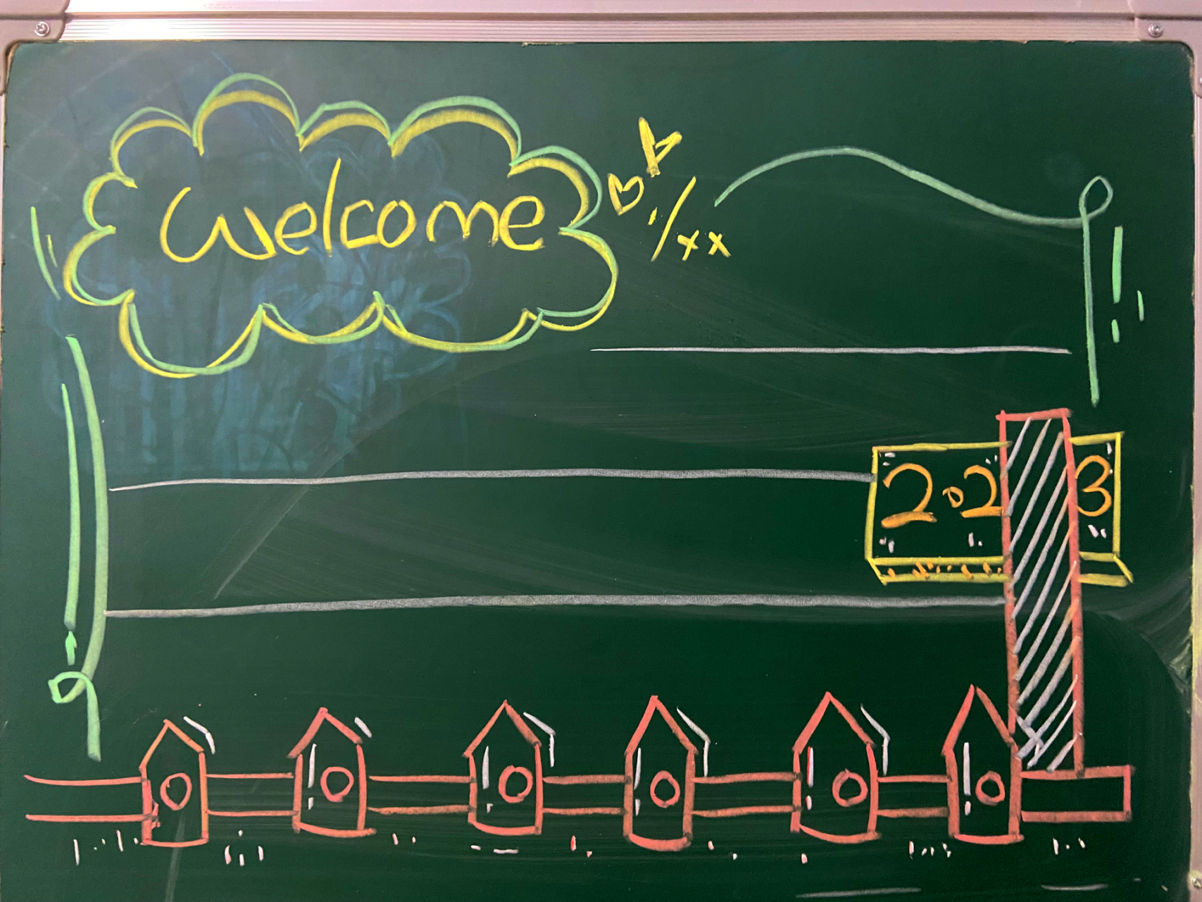 黑板报|粉笔画61一些简单边框 黑板报|粉笔画61一些简单边框