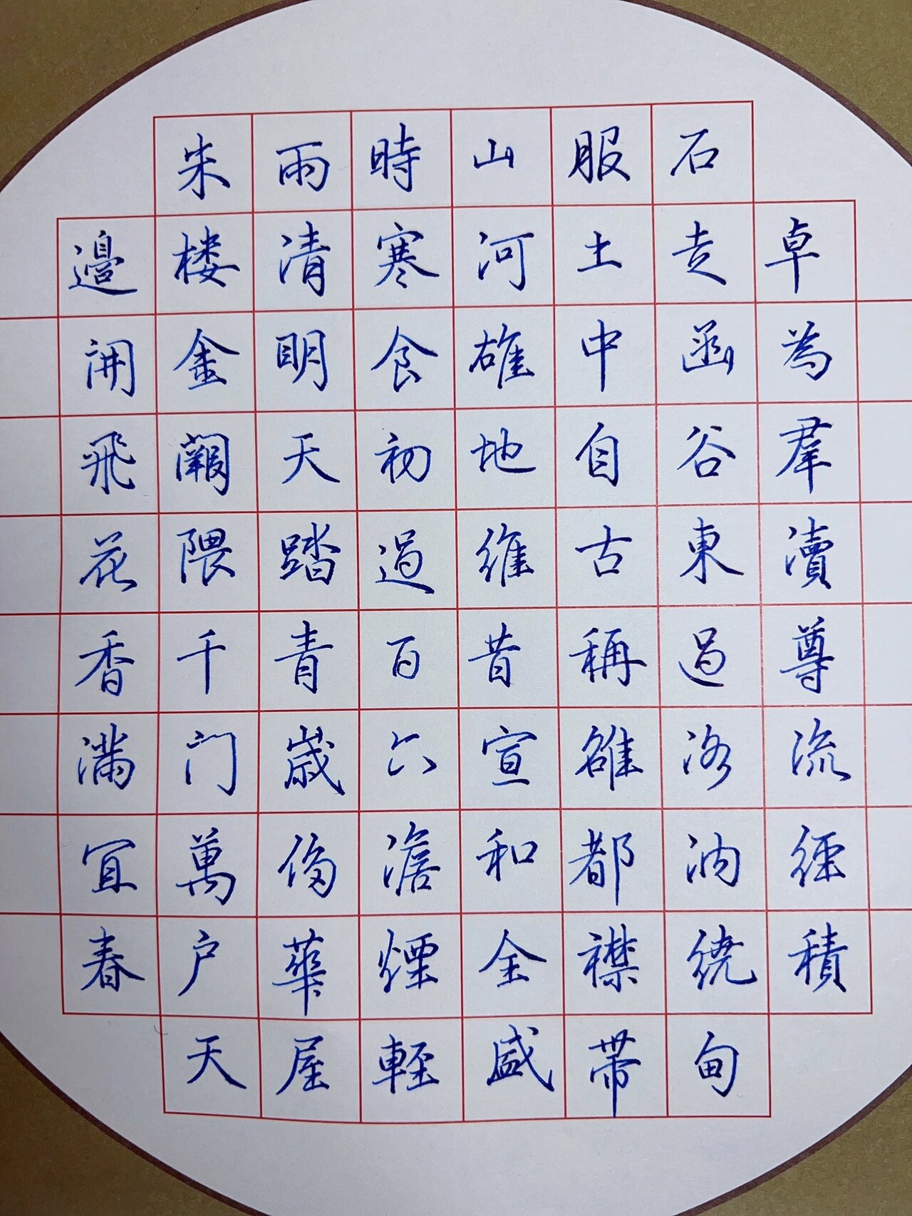 100幅硬笔书法作品(1/100) 今日习字.钢笔.小楷【清明上河图】节选.