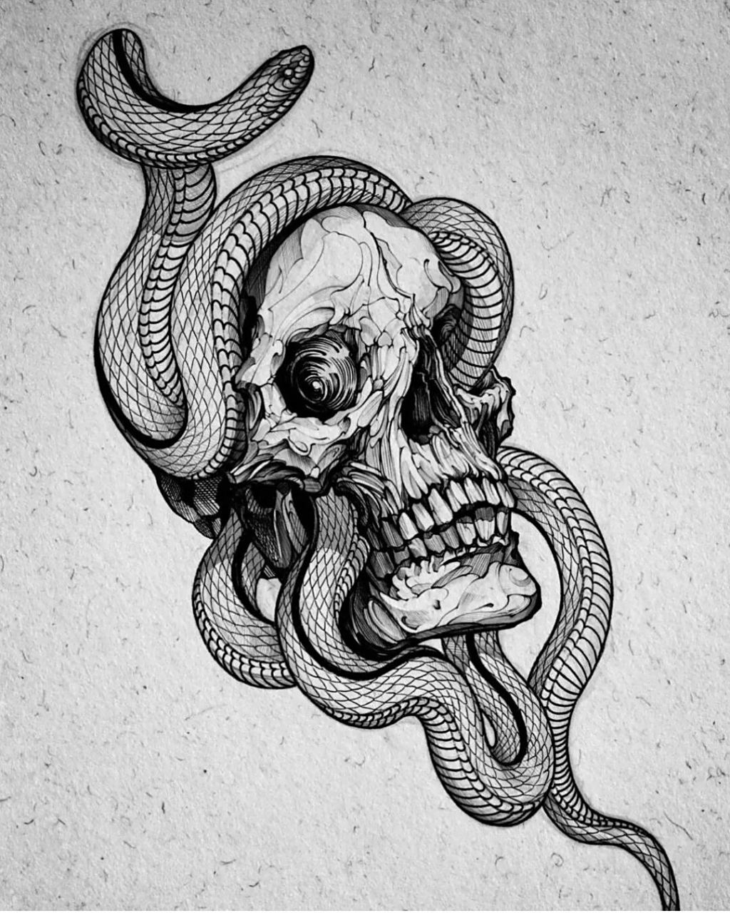 刺青 / 纹身素材 / 暗黑 骷髅