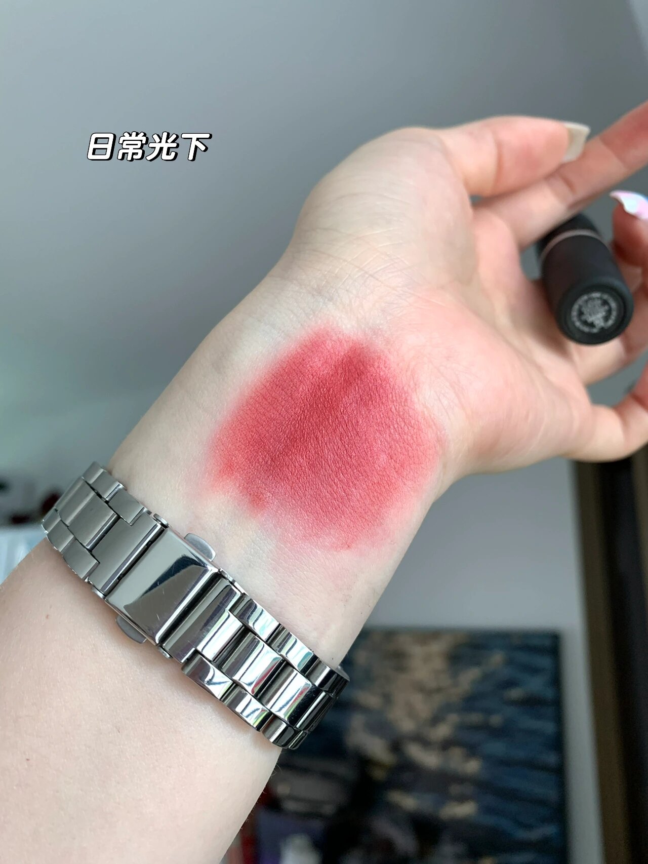 粉丝点名想看的口红试色系列 | mac923糖渍樱花. 先说好!