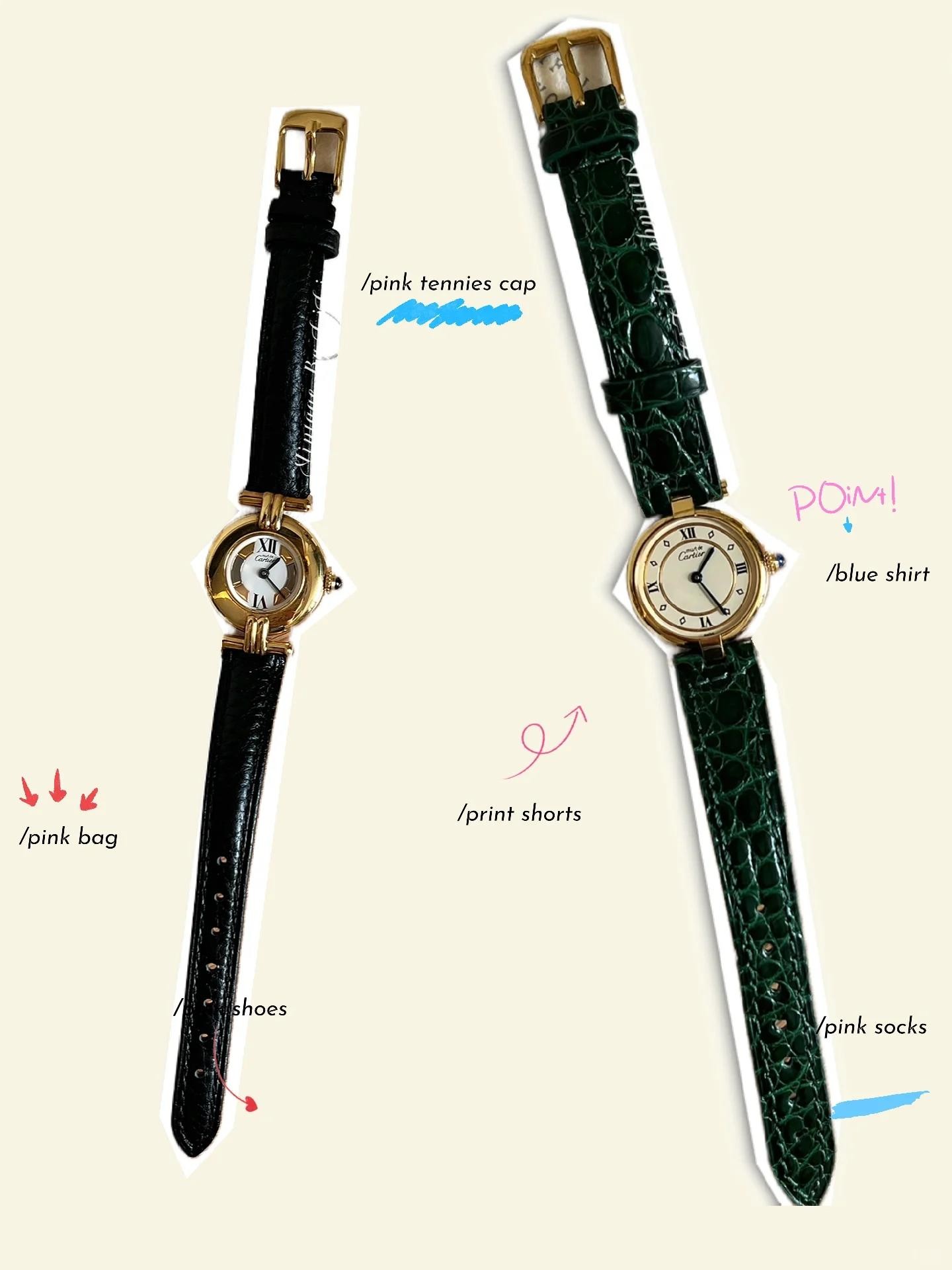 复古迷人范·cartier must de中古腕表 cartier卡地亚must de系列石英