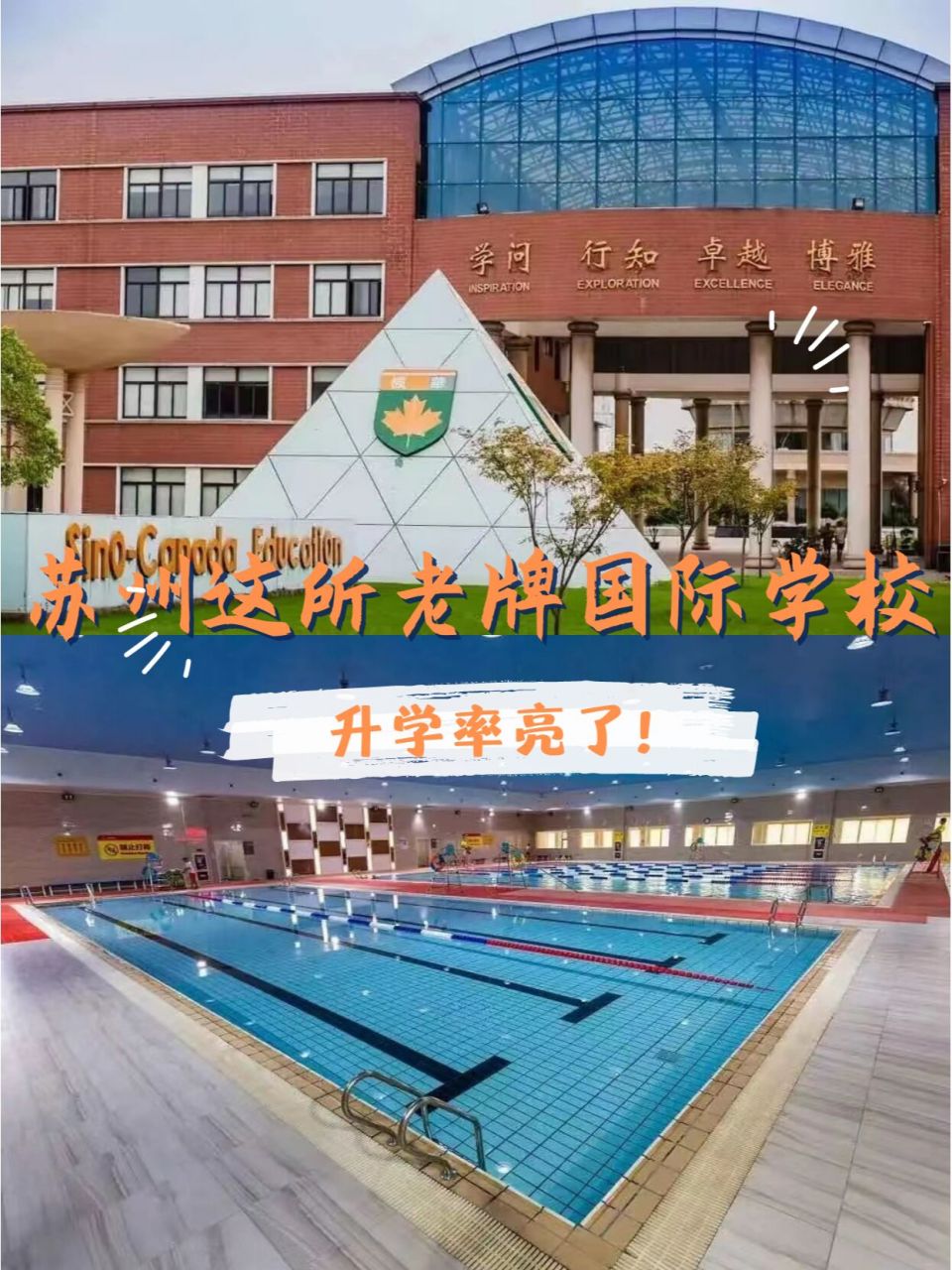 中加枫华国际学校是华东地区20年老牌名校,拥有4500多名毕业生,70余