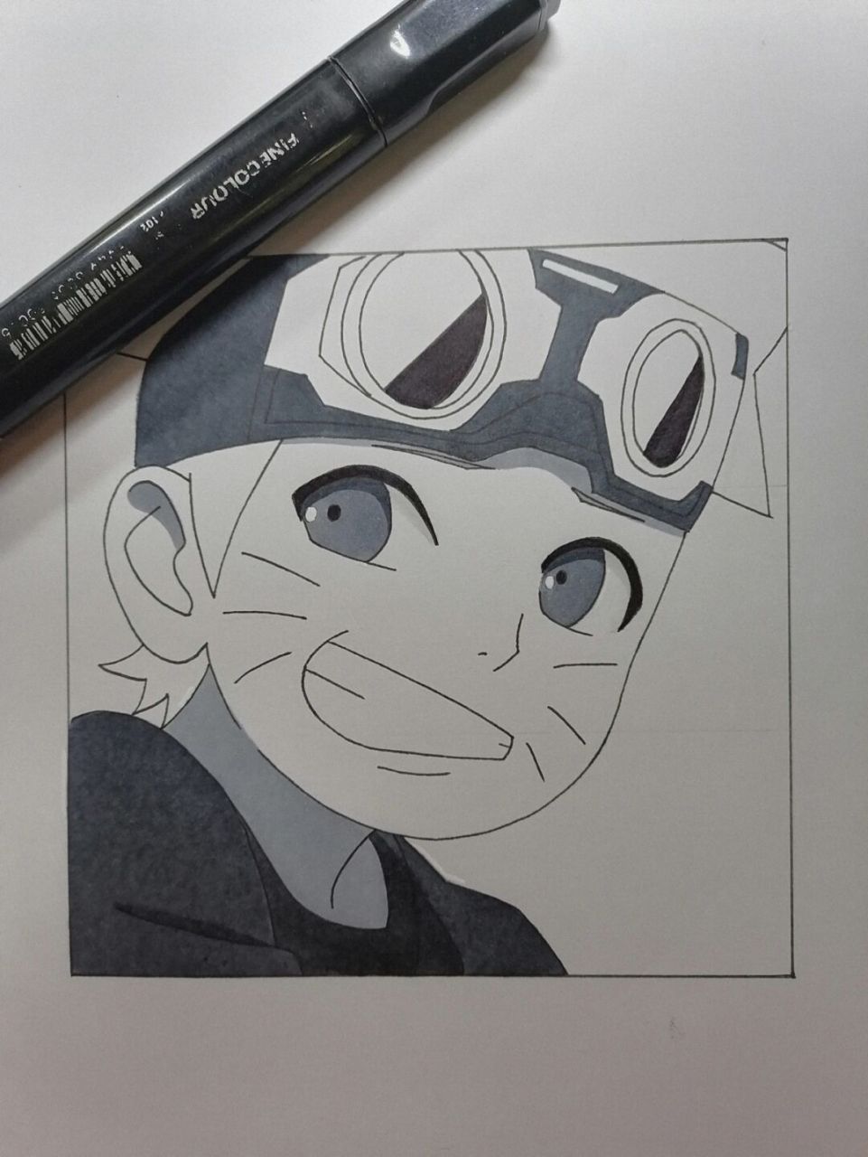 小鸣人教程 #火影忍者# #手绘教程# #鸣人