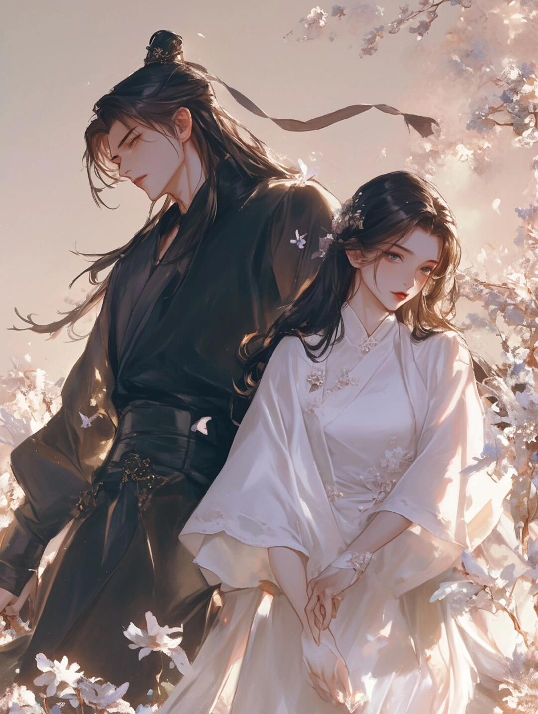 可商素材|古风情侣