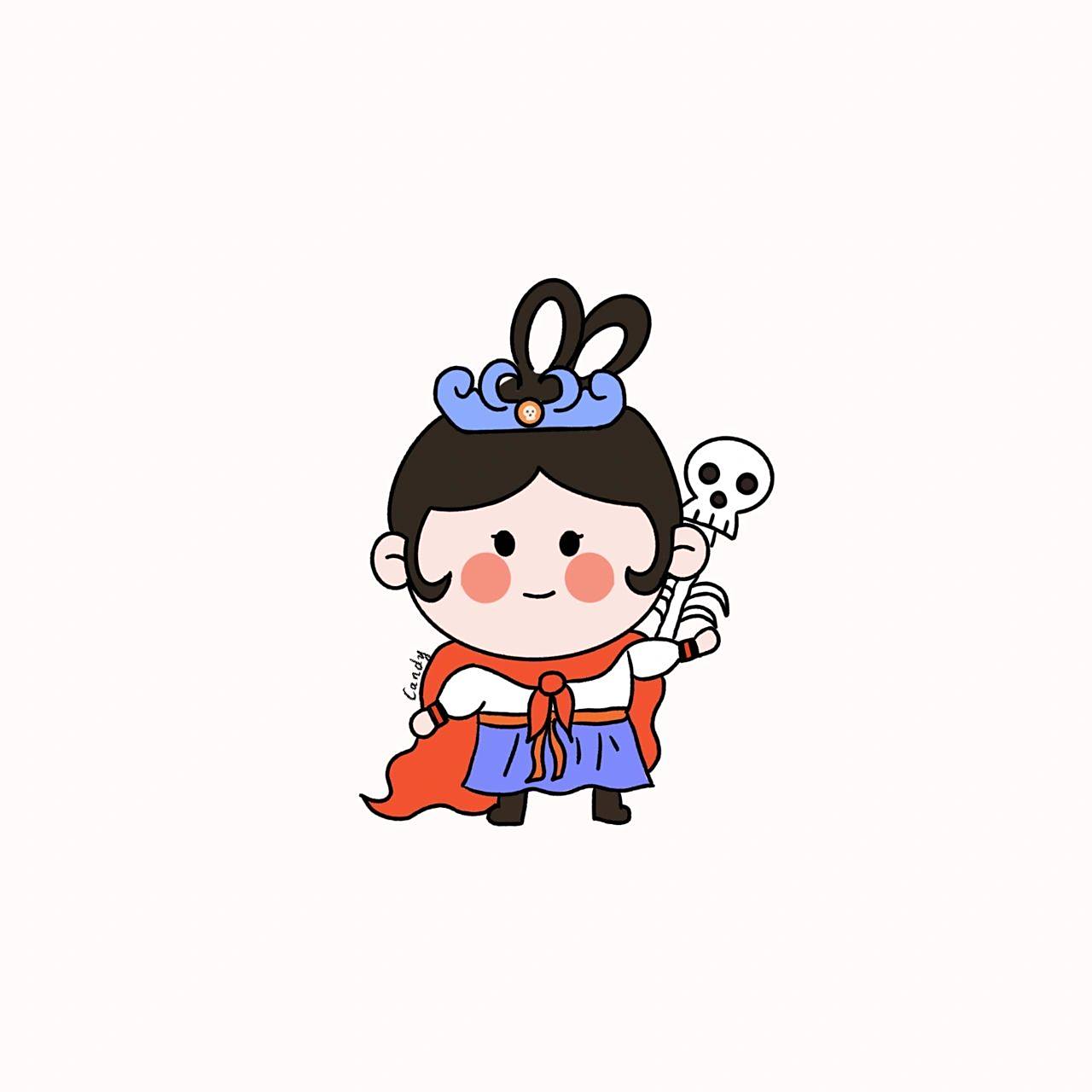 西游记原创系列之(三打白骨精) 国风西游记系列卡通形,满满的回忆感,