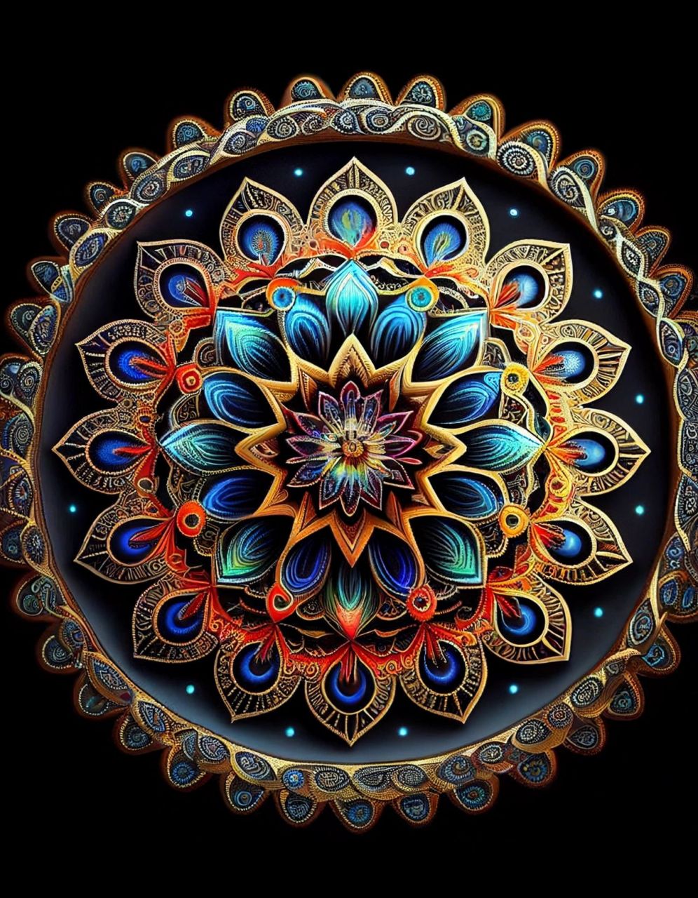 六款绝美原创曼陀罗图 话不多说,收图吧,宝子们!