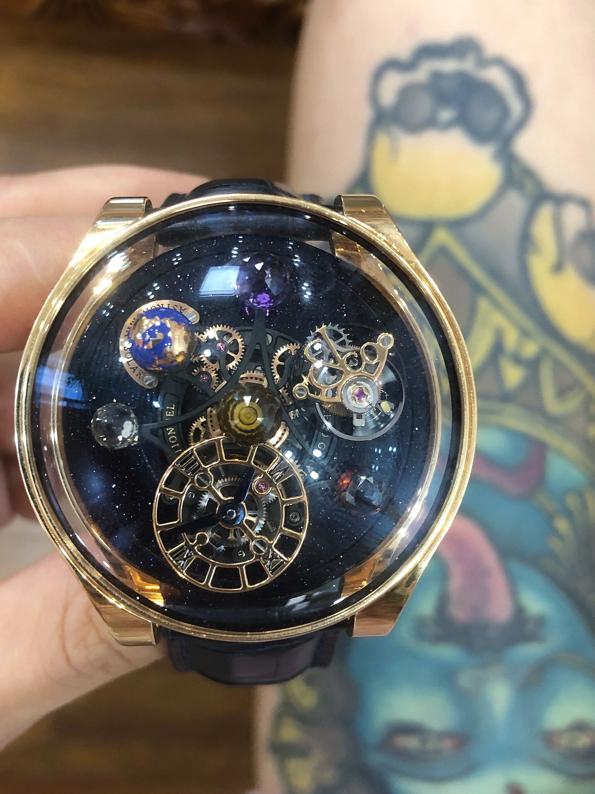 腕表实拍 | 捷克豹天体陀飞轮750.300.