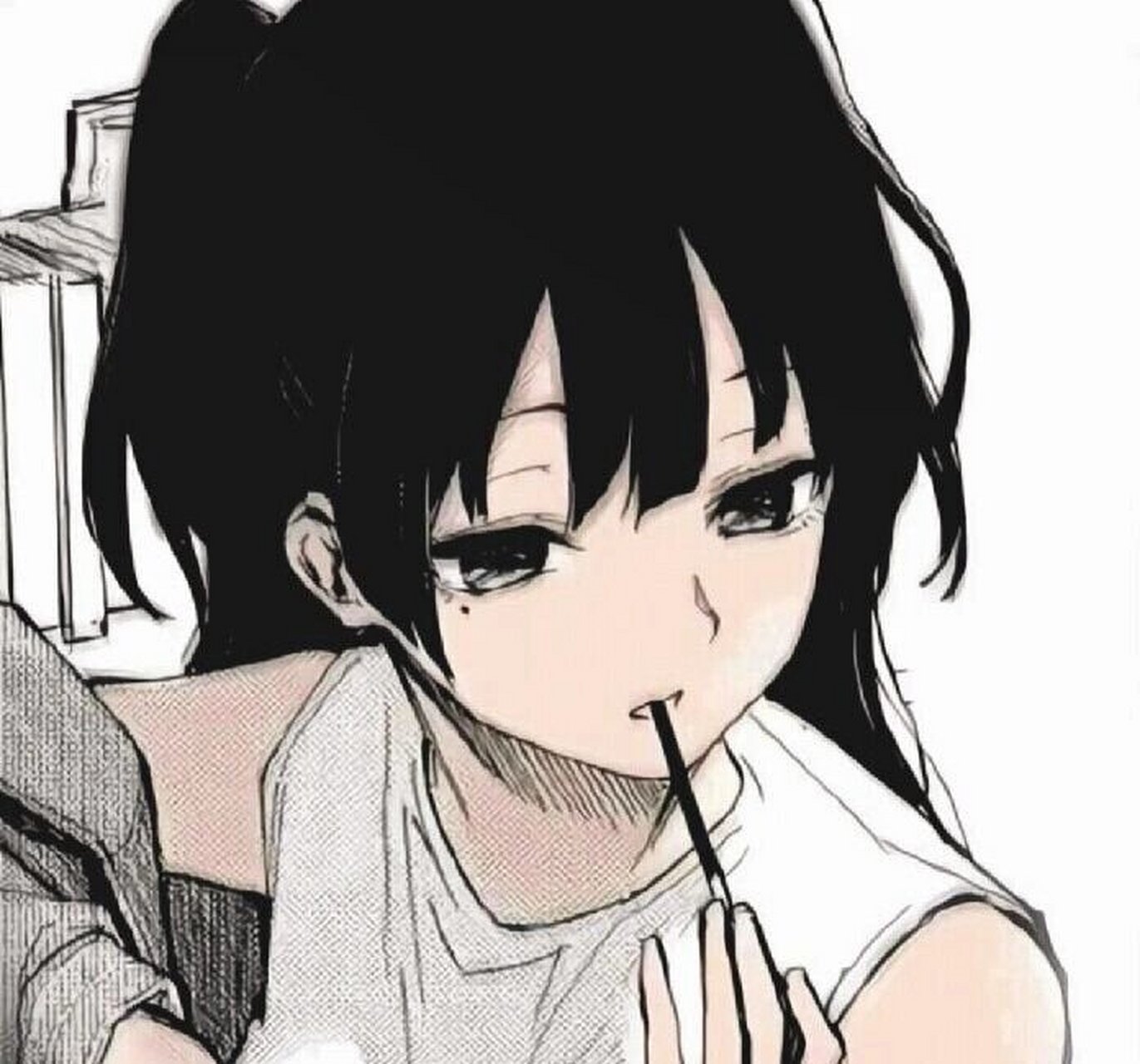 动漫女生头像 黑发(二)   黑发