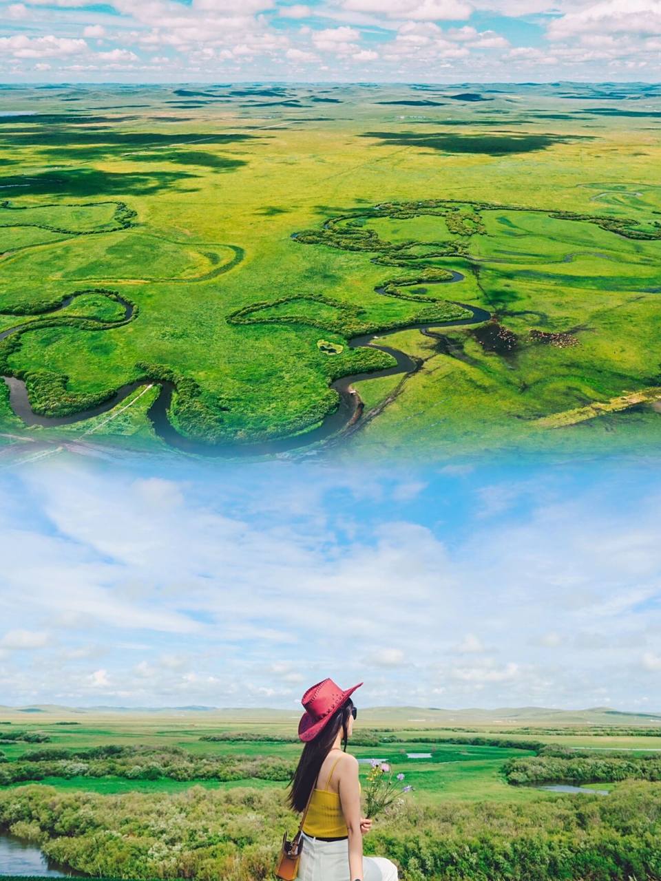 夏季避暑|草原上的"项链"乌拉盖九曲湾攻略  957月末自驾去草原